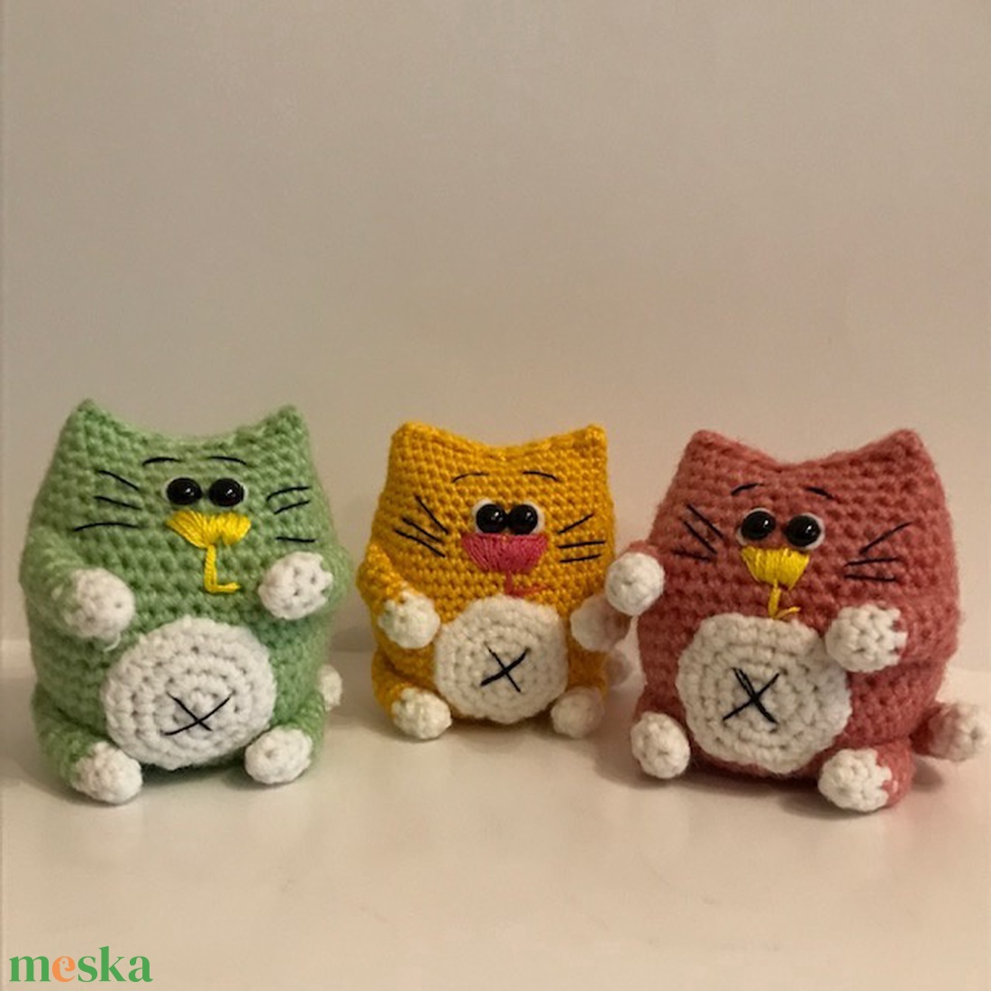 Kövér cica - játék & sport - plüssállat & játékfigura - cica - Meska.hu