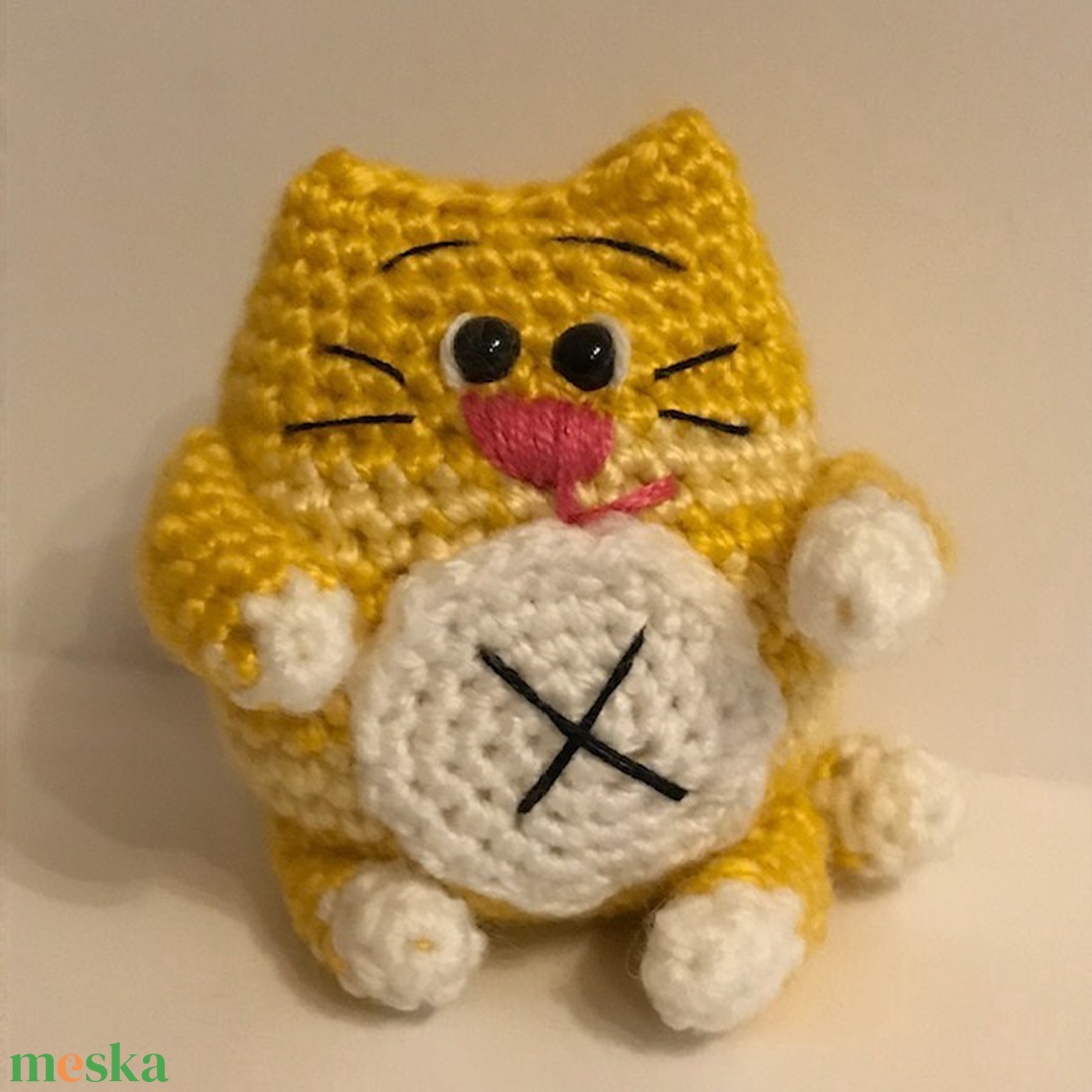 Kövér cica - játék & sport - plüssállat & játékfigura - cica - Meska.hu