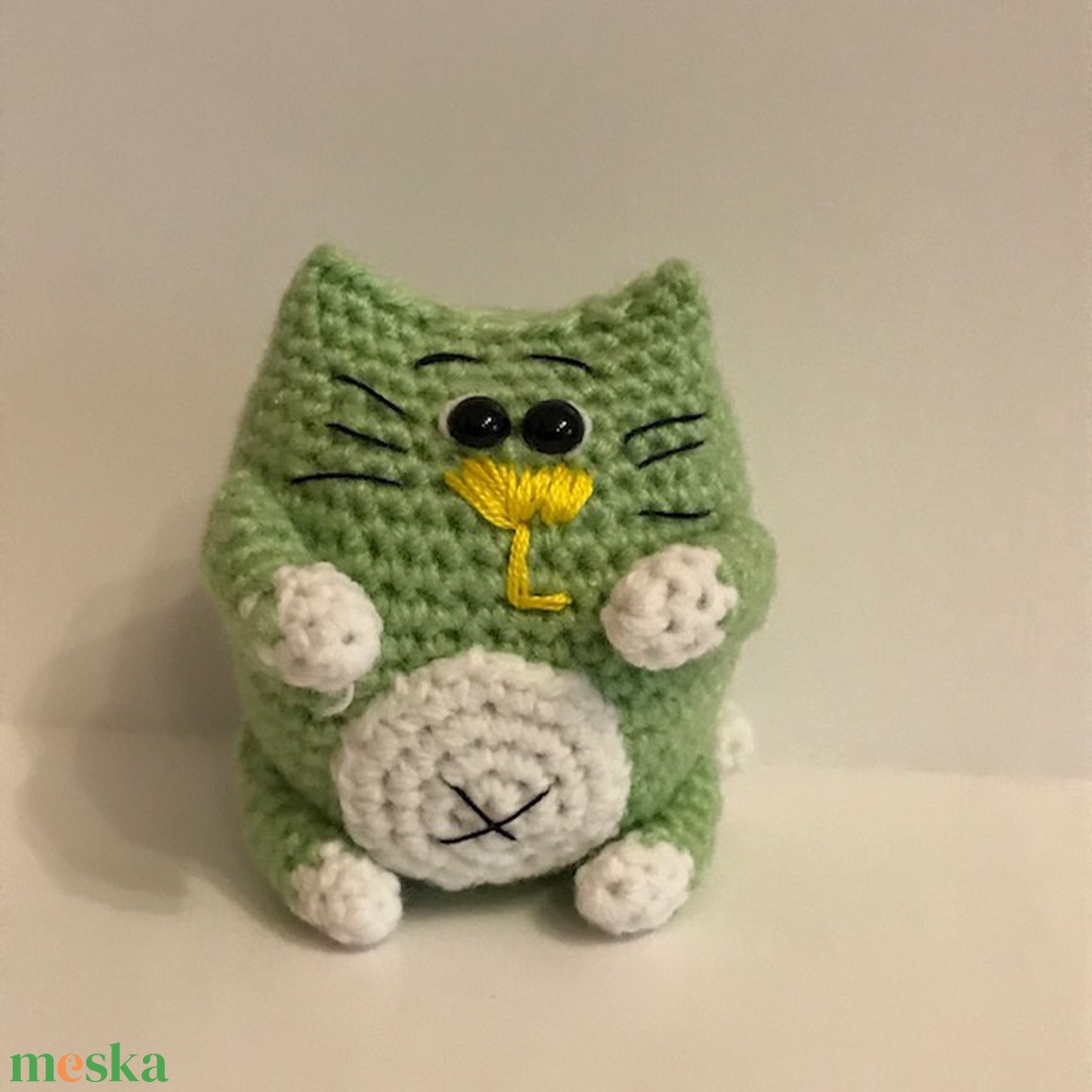 Kövér cica - játék & sport - plüssállat & játékfigura - cica - Meska.hu