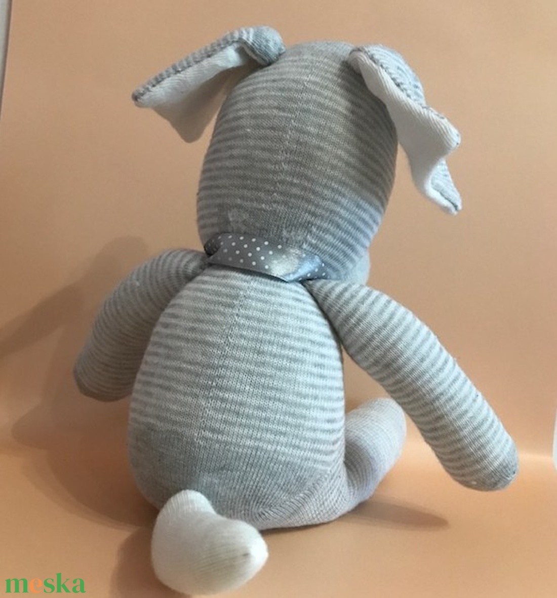 Csíkos kutyus - játék & sport - plüssállat & játékfigura - kutya - Meska.hu