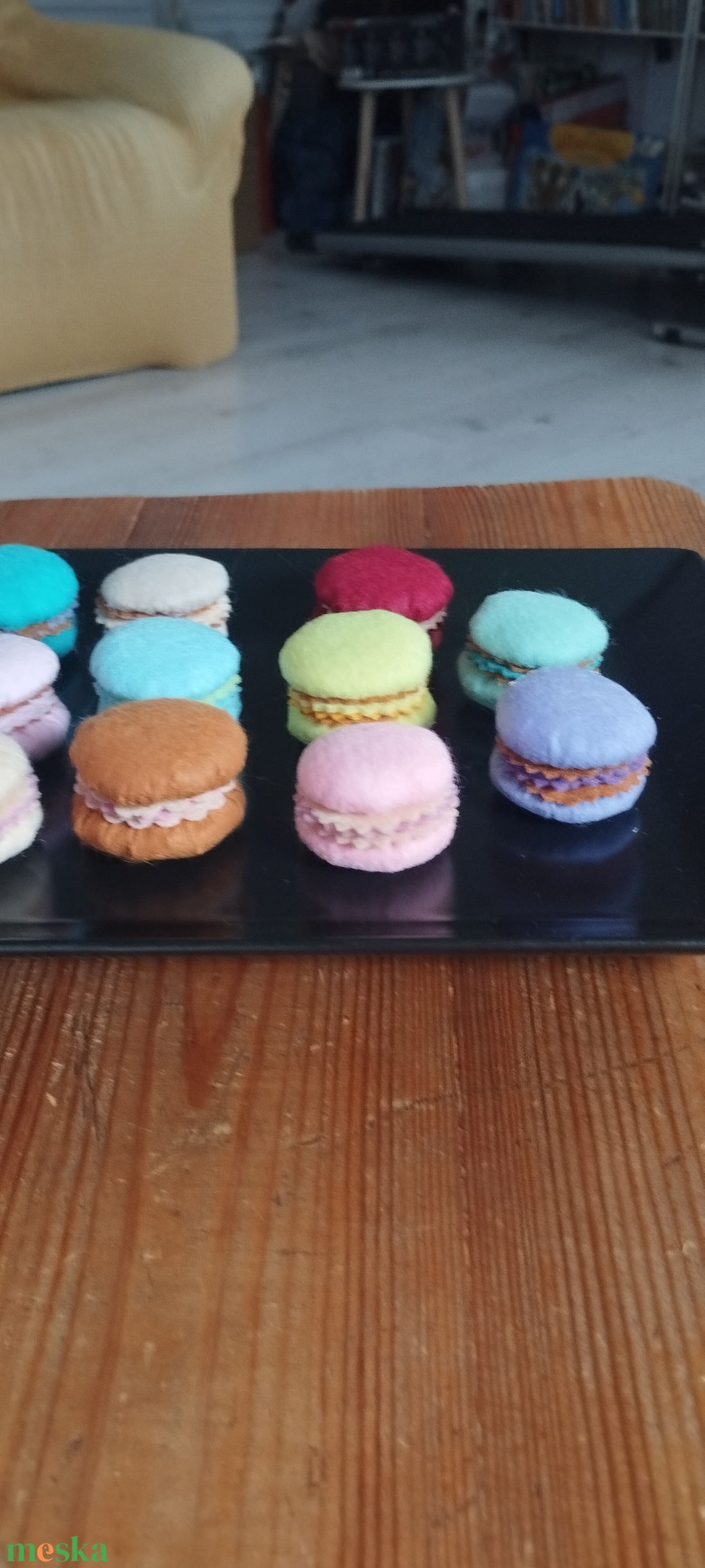 Színes játék macaronok  - baba - mama - baba játékok - waldorf játékok - Meska.hu