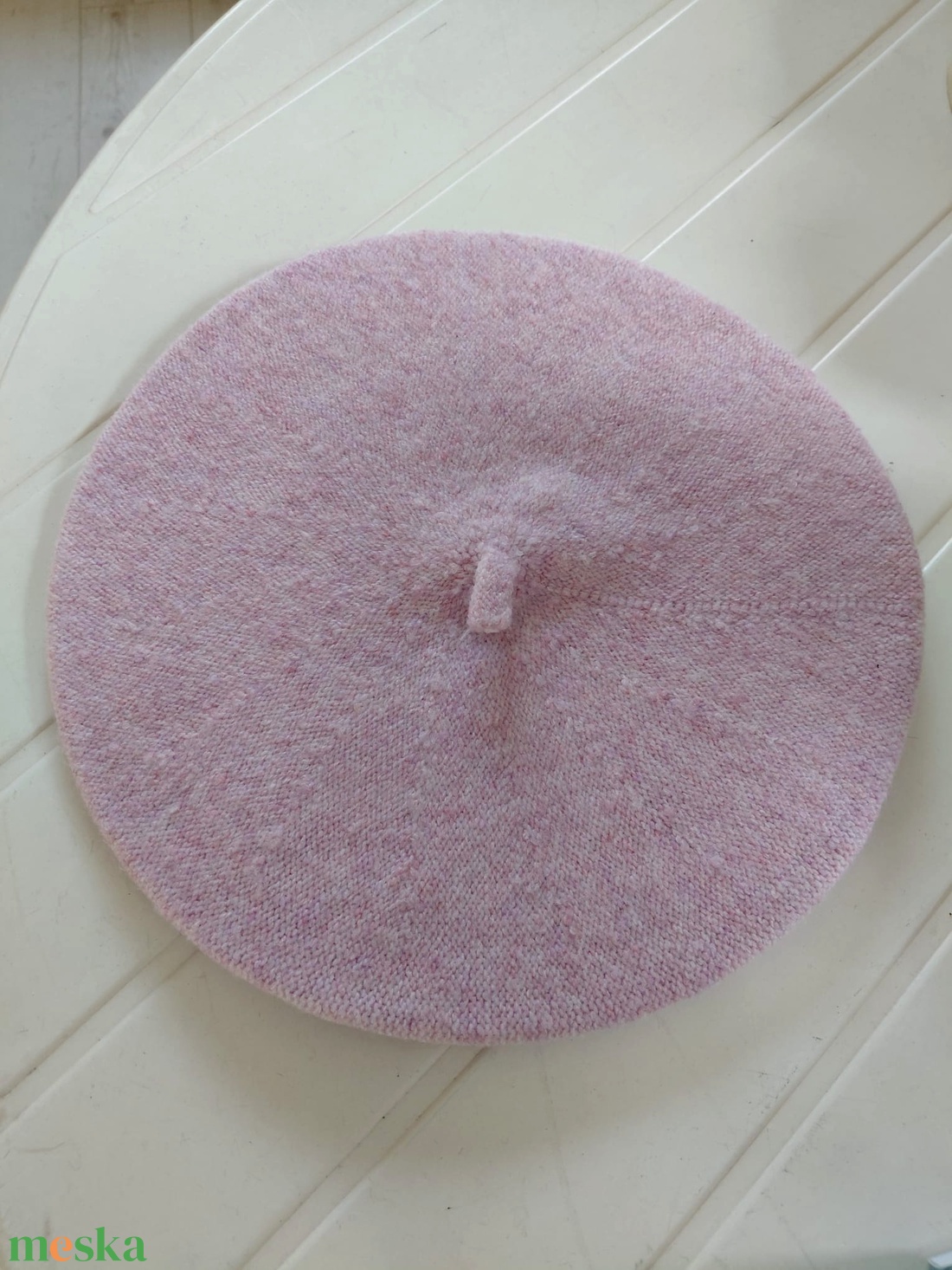 Női gyapjú hatású barett sapka - ruha & divat - sál, sapka, kendő - fejpánt - Meska.hu