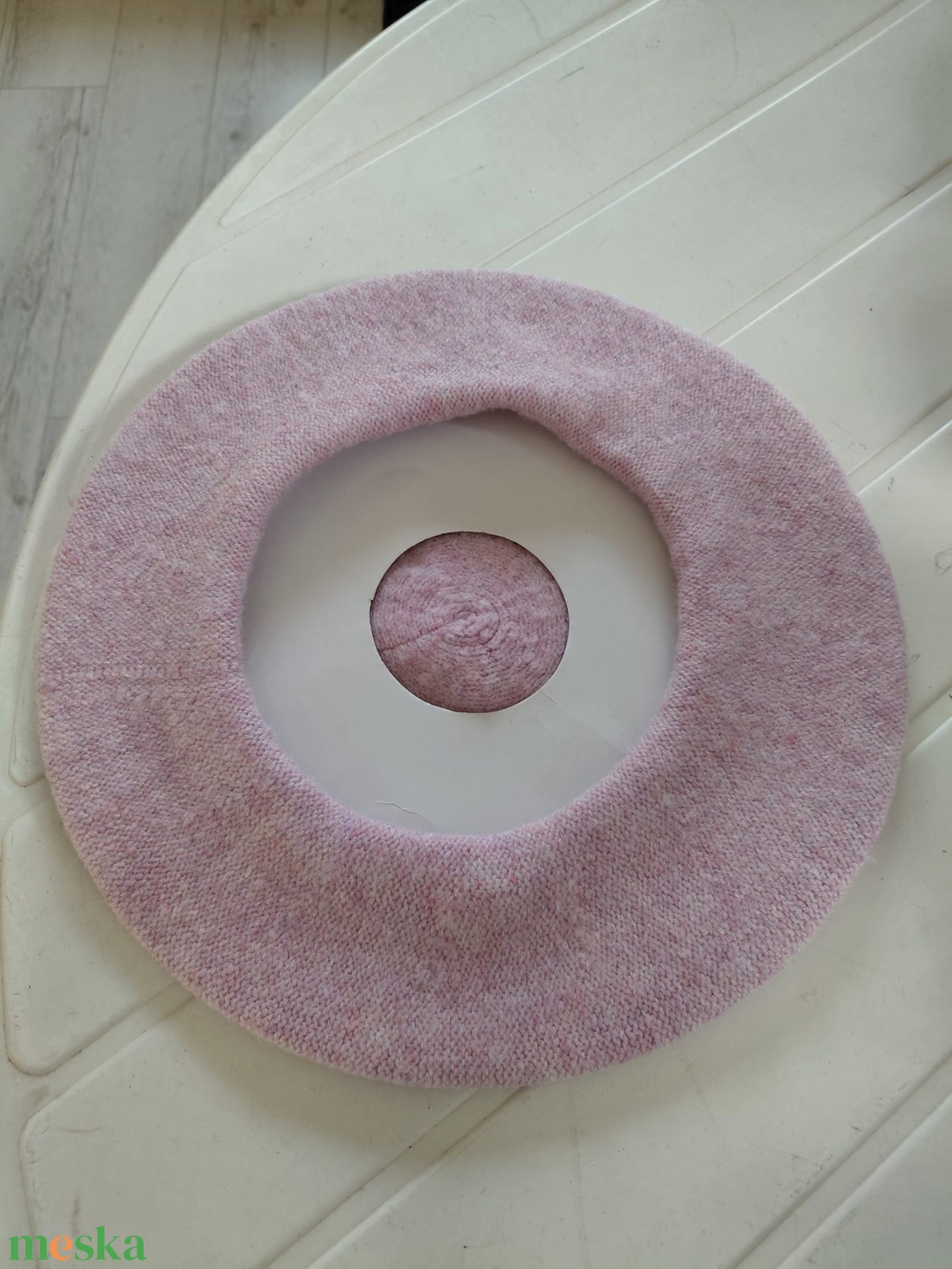 Női gyapjú hatású barett sapka - ruha & divat - sál, sapka, kendő - fejpánt - Meska.hu