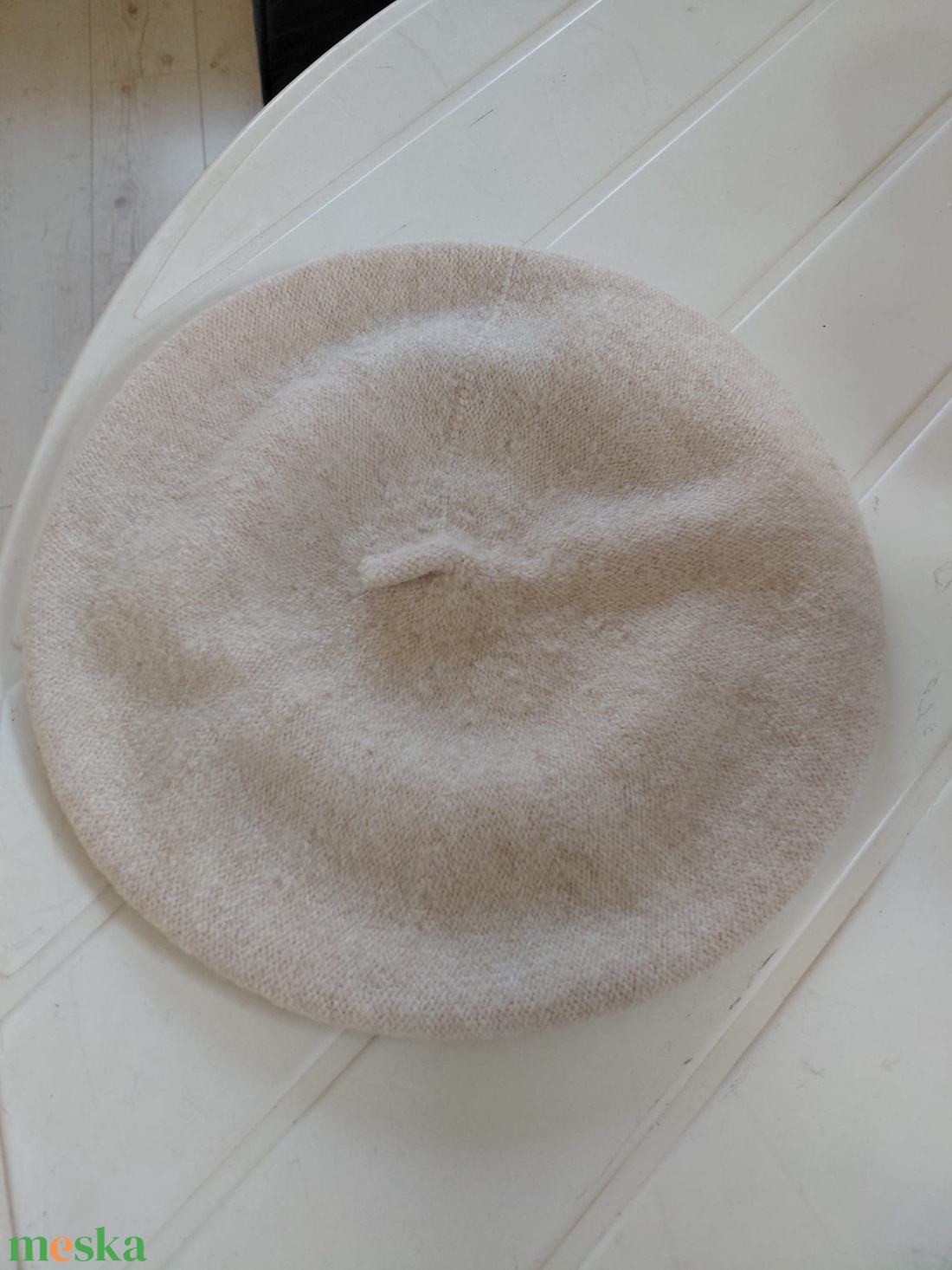 Női gyapjú hatású barett sapka - ruha & divat - sál, sapka, kendő - fejpánt - Meska.hu