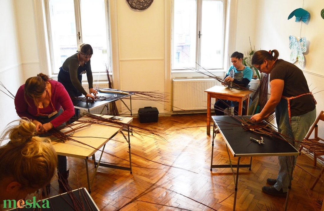 kosárfonó workshop - OVÁLIS GOMBÁSZ KOSÁR készítése okt. 05. Budapest - diy (csináld magad) - workshop & tanfolyam - Meska.hu