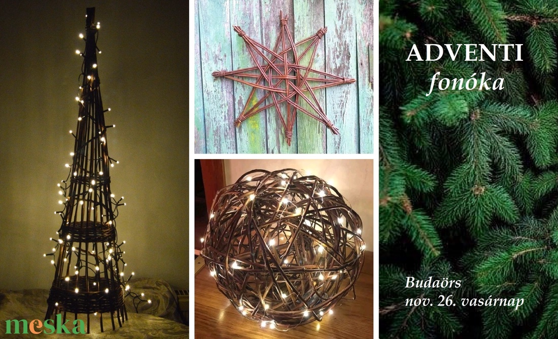 kosárfonó workshop - ADVENTI HANGOLÓ - nov. 29. Budapest - diy (csináld magad) - workshop & tanfolyam - Meska.hu