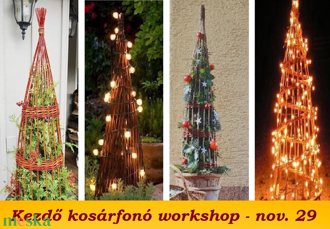 nov. 29. Budapest - ADVENTI HANGOLÓ - kosárfonó workshop  - diy (csináld magad) - workshop & tanfolyam - Meska.hu