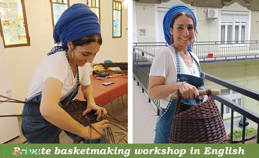 PRIVATE BASKETMAKING WORKSHOP in your home - kosárfonó workshop angolul - diy (csináld magad) - workshop & tanfolyam - Meska.hu