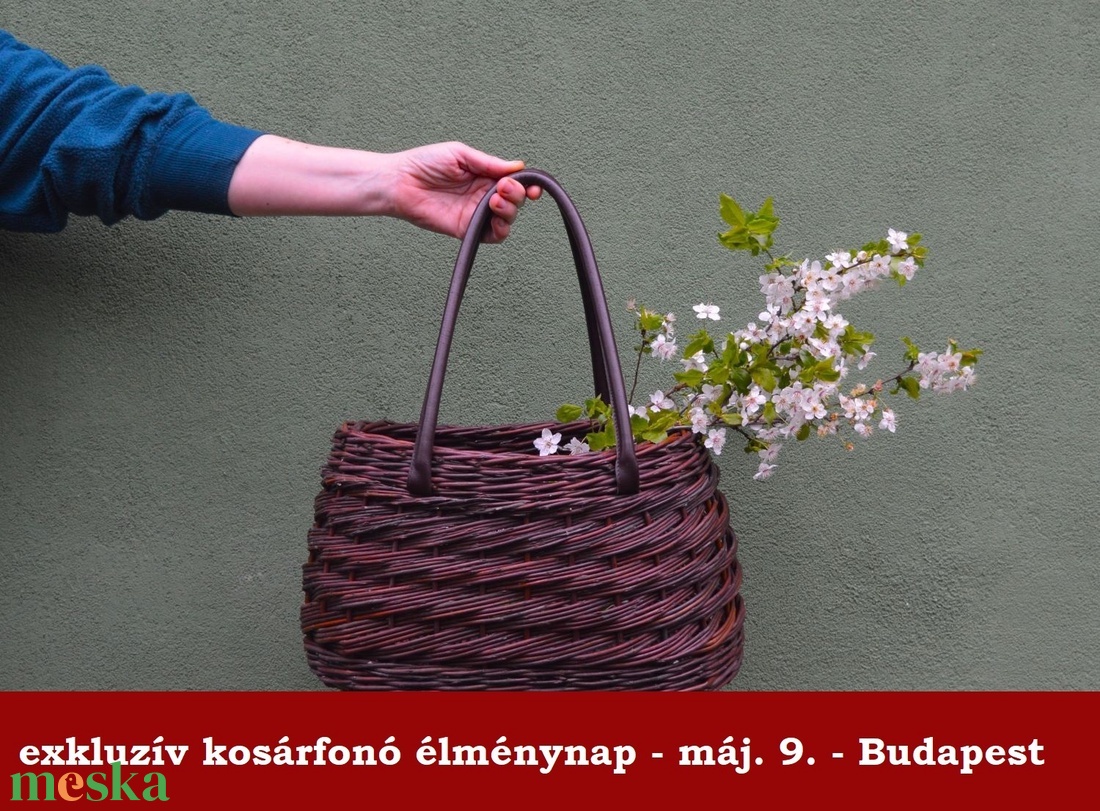 máj. 9 - Budapest - UZSONNÁS TÁSKA japán fonással - kosárfonó workshop - diy (csináld magad) - workshop & tanfolyam - Meska.hu