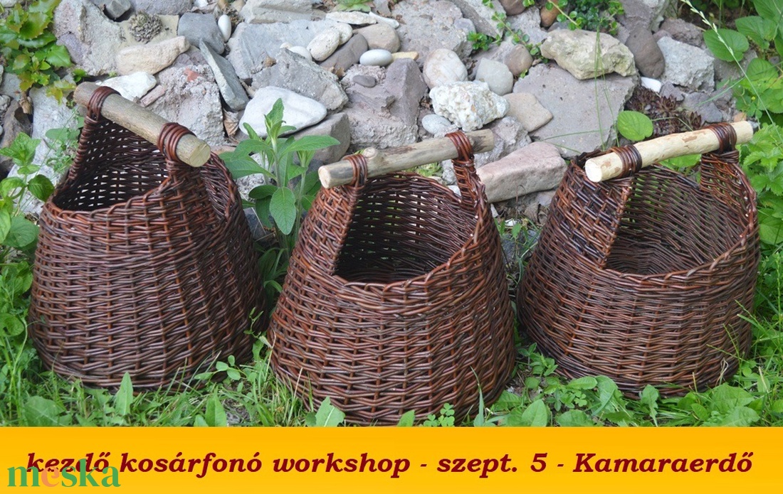 kosárfonó workshop - KEREK SKANDINÁV KOSÁR - szept. 5.  Budaörs - kosárfonás - diy (csináld magad) - workshop & tanfolyam - Meska.hu
