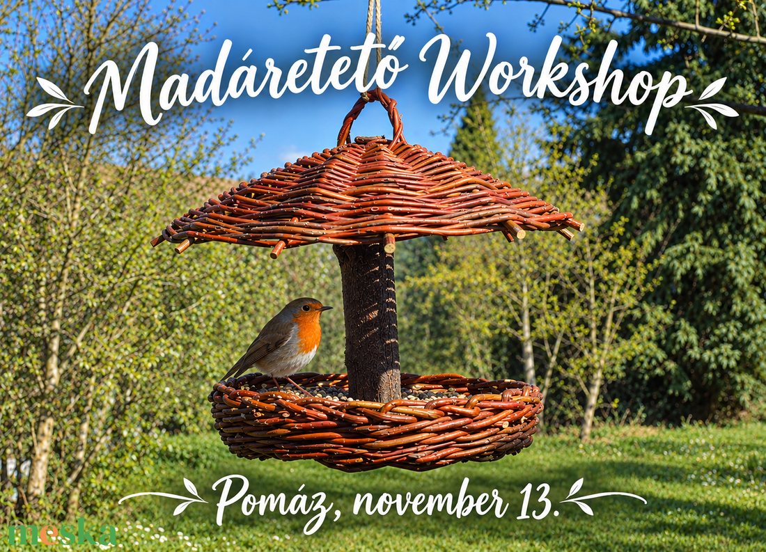 kosárfonó workshop Pomázon - madáretető készítés - nov. 13. - diy (csináld magad) - workshop & tanfolyam - Meska.hu