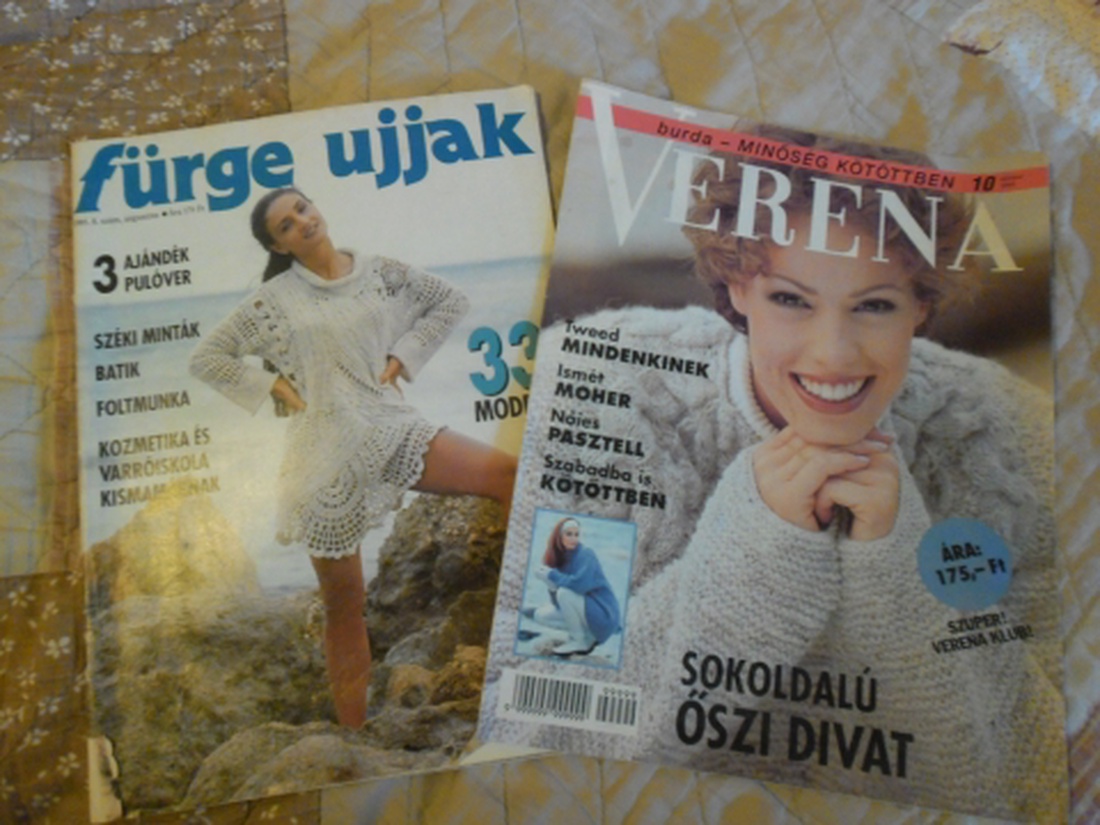 2 db kézimunka-újság csomagban Burda Verena/Fürge Ujjak - kellékek & szerszámok - könyv, újság - Meska.hu