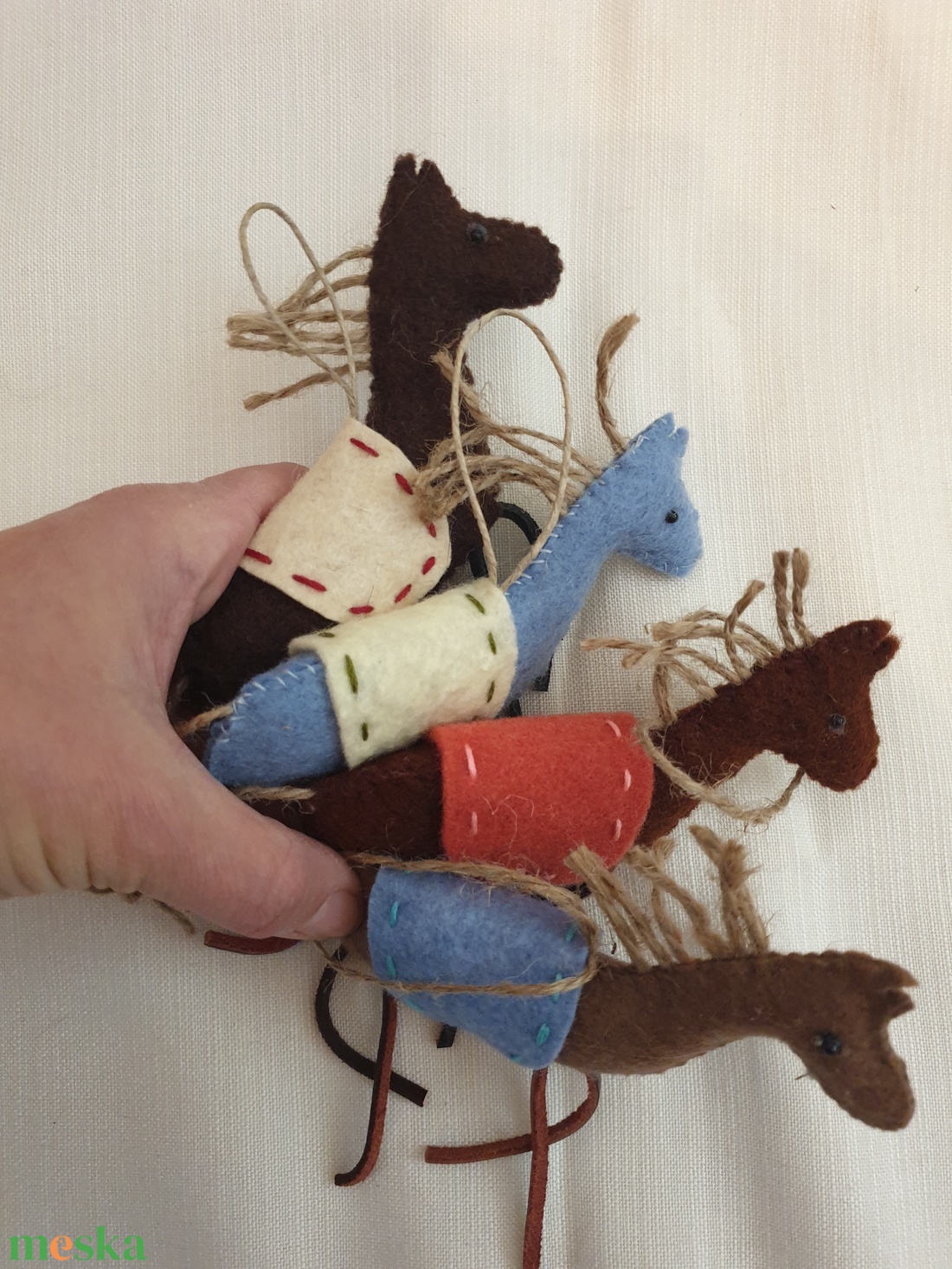 Vágtató lovacskák - játék & sport - plüssállat & játékfigura - ló - Meska.hu