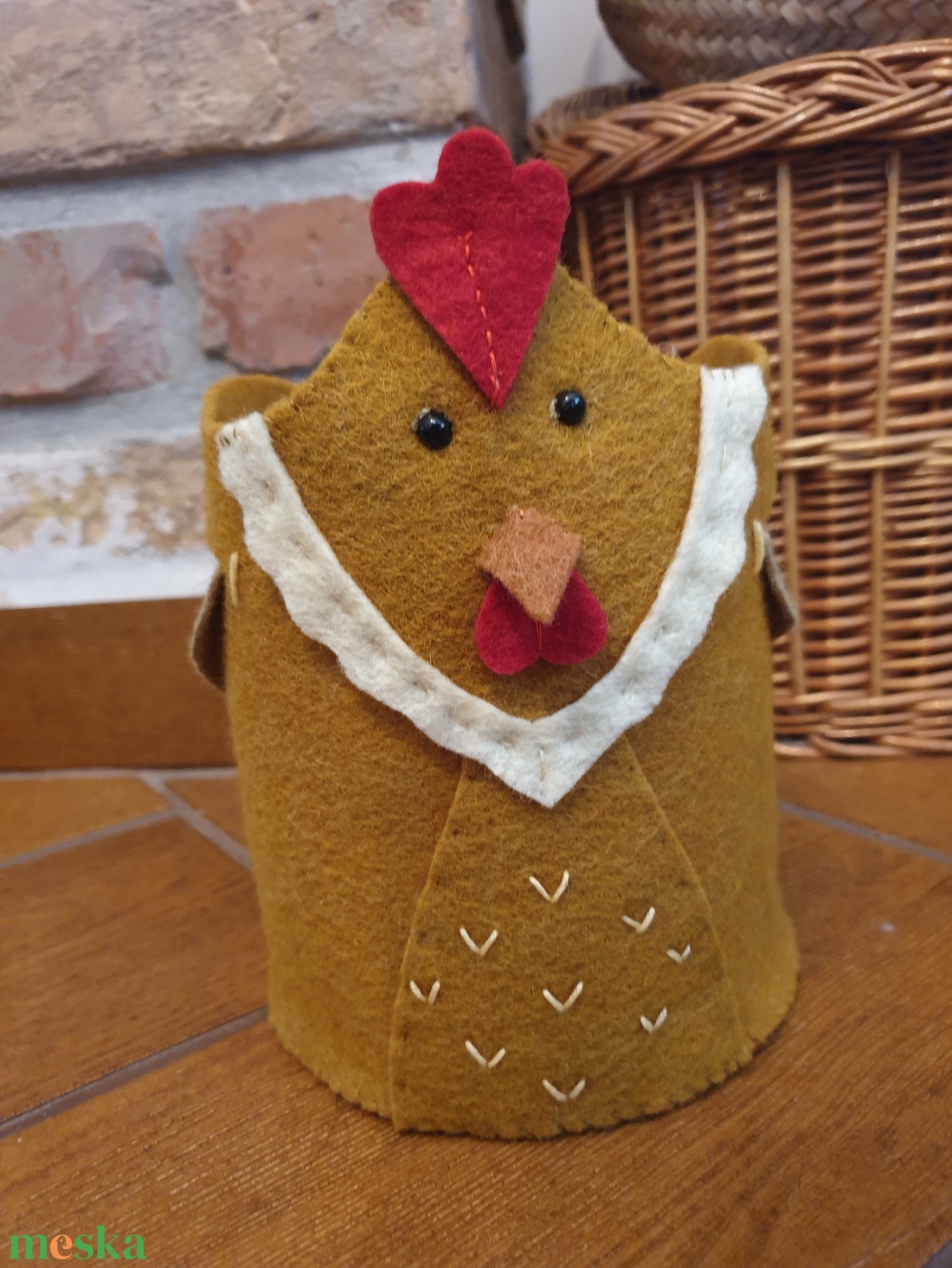 Tojásgyűjtő kosár  - otthon & életmód - tárolás & rendszerezés - tárolókosár - Meska.hu