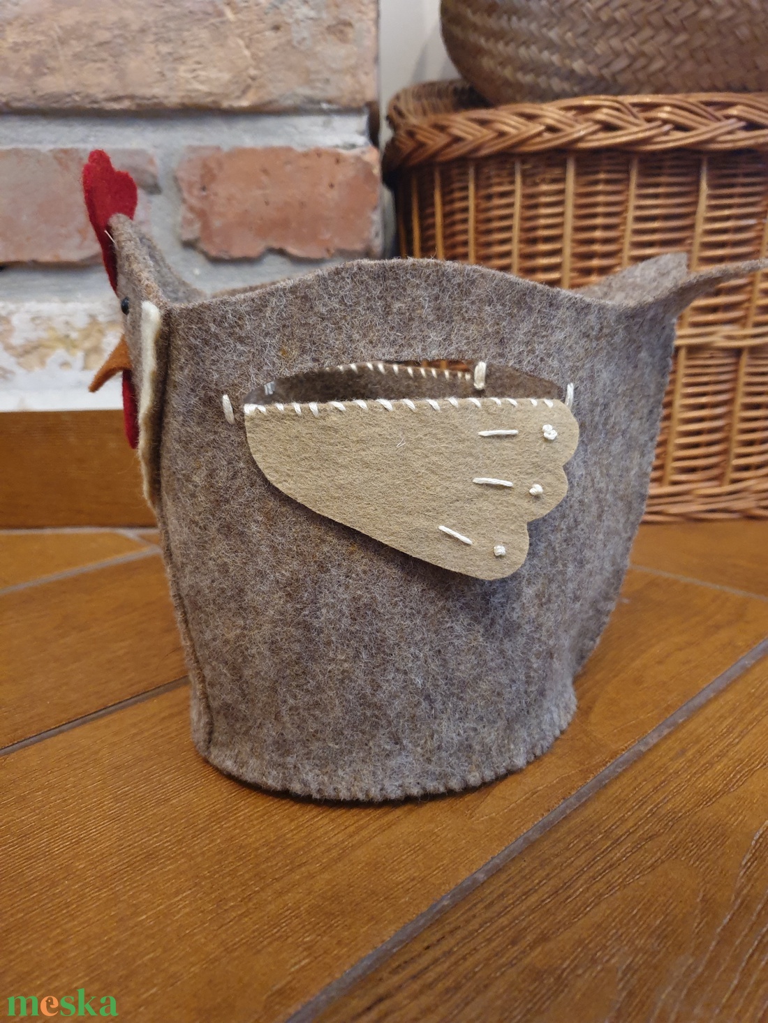 Tojásgyűjtő kosár  - otthon & életmód - tárolás & rendszerezés - tárolókosár - Meska.hu