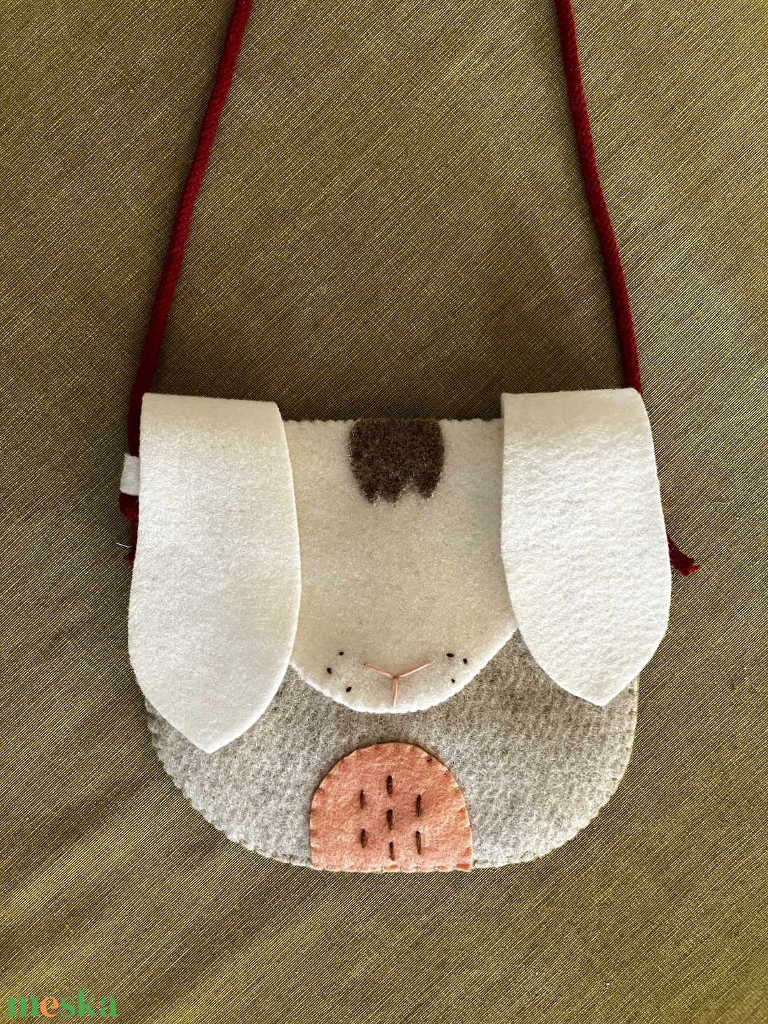 Gyermek kistáska - nyuszi - táska & tok - kézitáska & válltáska - vállon átvethető táska - Meska.hu