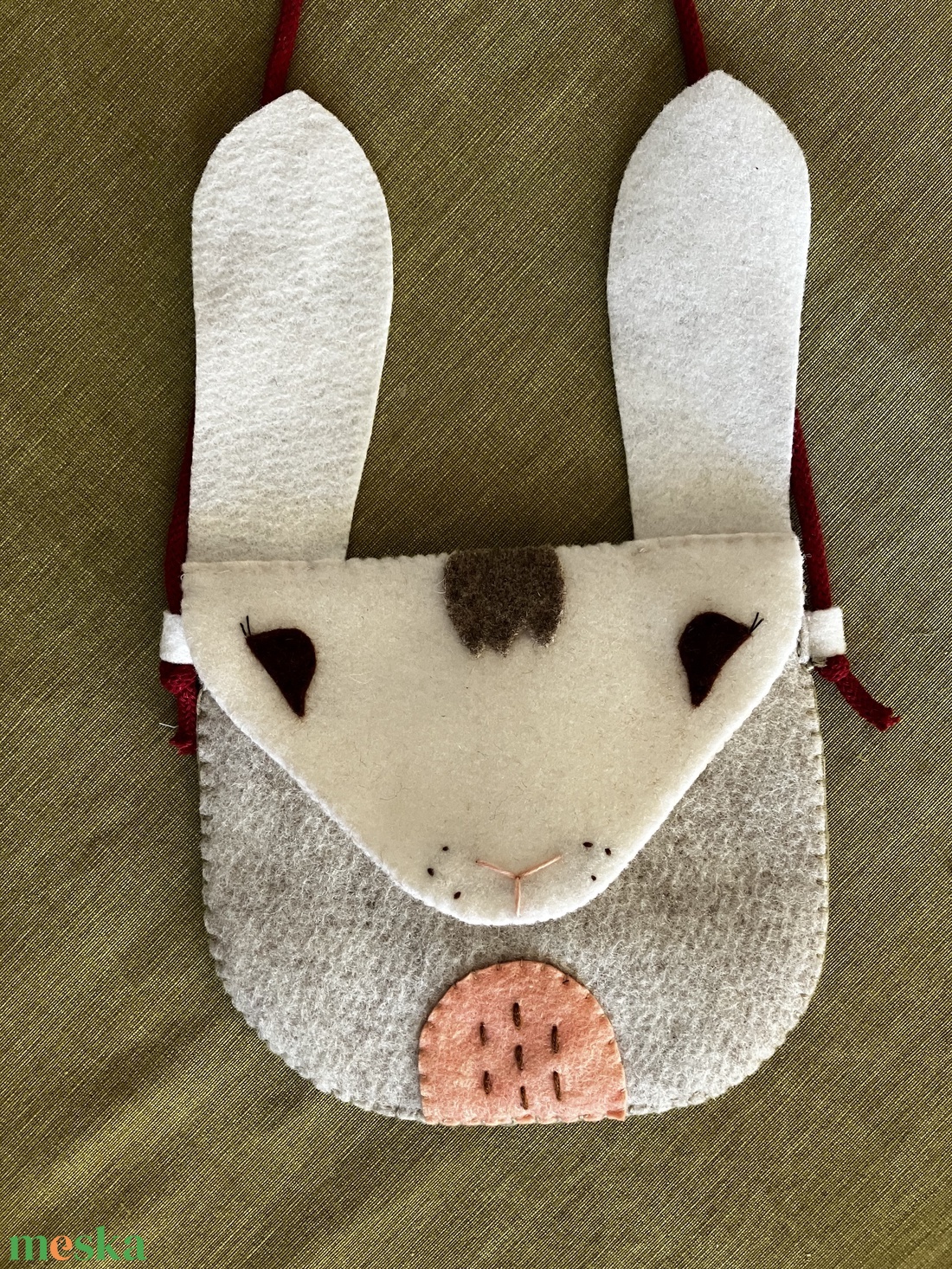 Gyermek kistáska - nyuszi - táska & tok - kézitáska & válltáska - vállon átvethető táska - Meska.hu