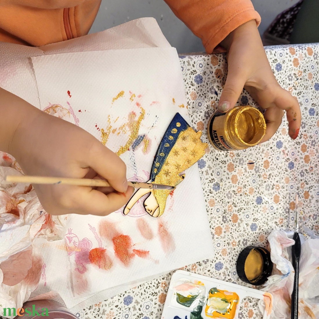 Kifesthető fa dísz szett � repülő angyal, csillag és szív (lézervágott, 6�12 cm) - diy (csináld magad) - egységcsomag - Meska.hu