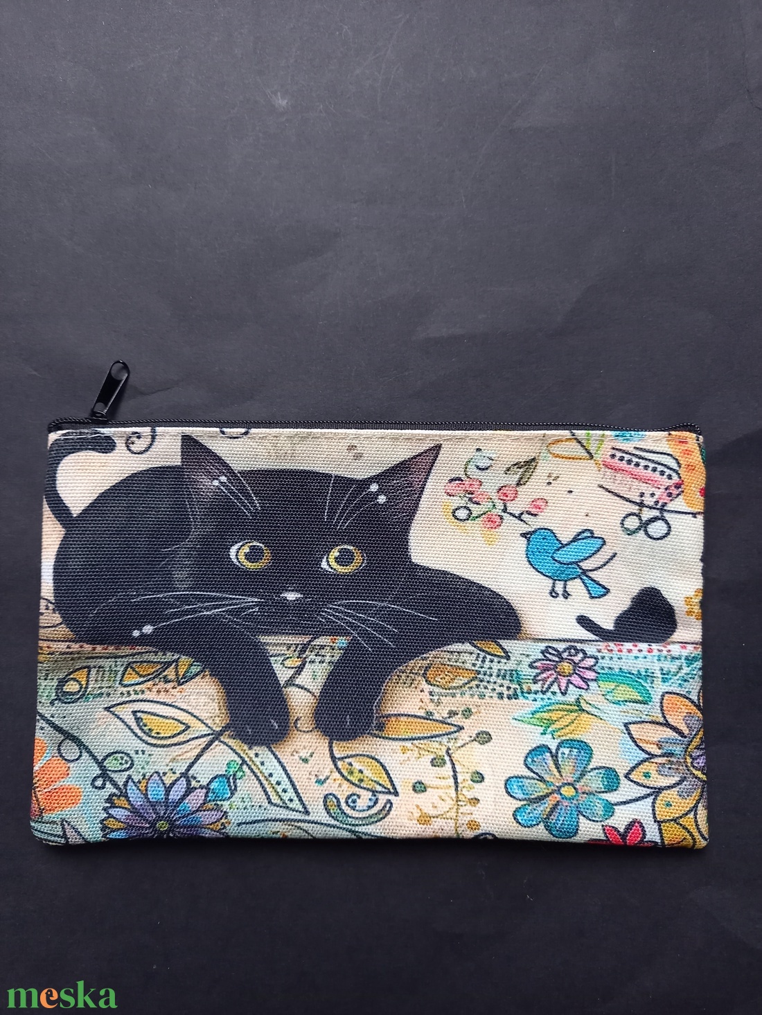 Vászon anyagú cicás táska 21 x 13 cm - táska & tok - neszesszer - Meska.hu Vászon anyagú cicás táska 21 x 13 cm - táska & tok - neszesszer - Meska.hu