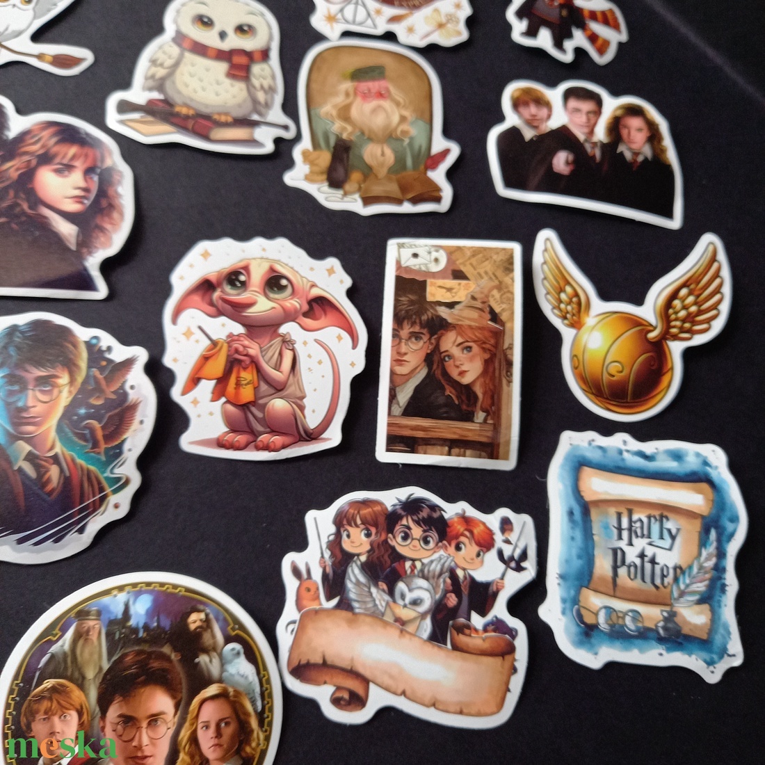 Harry Potter mintájú matrica csomag dekoráláshoz  - kellékek & szerszámok - dekorációs kellékek - matricaív - Meska.hu