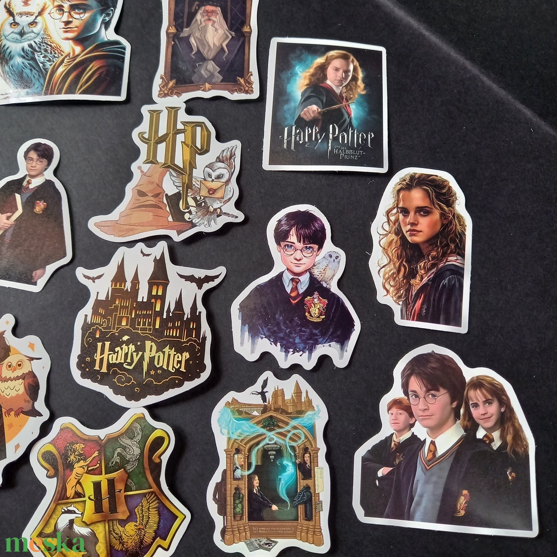 Harry Potter mintájú matrica csomag dekoráláshoz  - kellékek & szerszámok - dekorációs kellékek - matricaív - Meska.hu