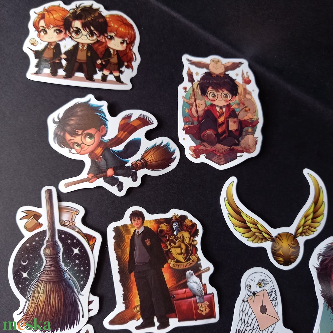 Harry Potter mintájú matrica csomag dekoráláshoz  - kellékek & szerszámok - dekorációs kellékek - matricaív - Meska.hu