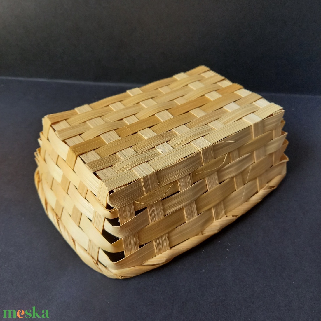 18x13x5 cm szögletes formájú kosárka dekoráláshoz  - kellékek & szerszámok - hobby fa alapanyag - egyéb fatermék - Meska.hu