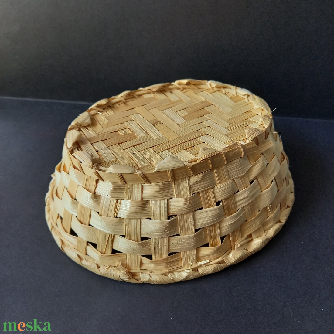 20,5x17x7,5 cm ovális formájú kosárka dekoráláshoz  - kellékek & szerszámok - hobby fa alapanyag - egyéb fatermék - Meska.hu