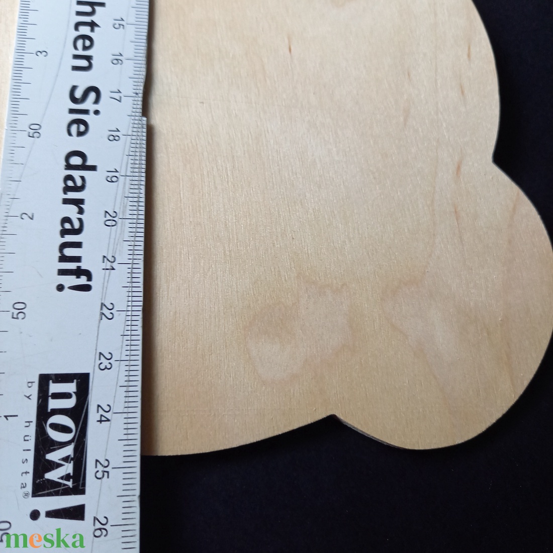 25x19 cm maci formájú natúr fa dekorációs alapanyag  - kellékek & szerszámok - hobby fa alapanyag - rétegelt lemez, fa alap - Meska.hu