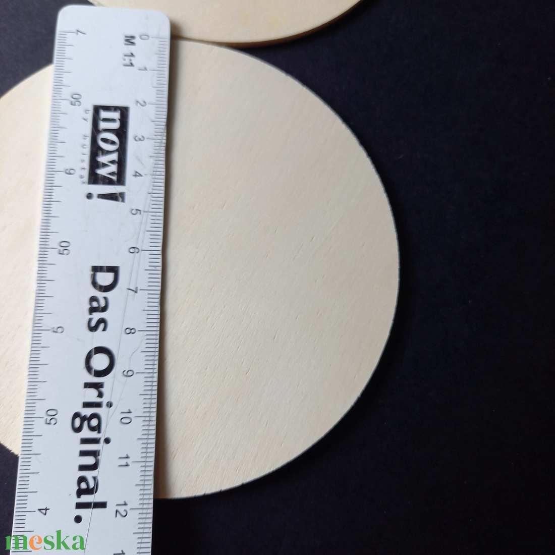 12 cm átmérőjű 2 daranos kör formájú natúr fa dekorációs alapanyag  - kellékek & szerszámok - hobby fa alapanyag - fakorong - Meska.hu