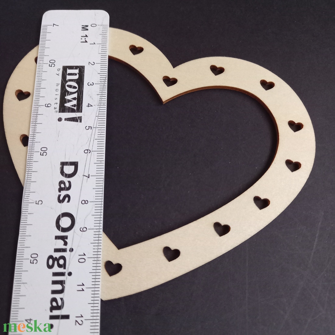 Natúr fa dekorációs alapanyag 13x11,5  cm  - kellékek & szerszámok - hobby fa alapanyag - rétegelt lemez, fa alap - Meska.hu