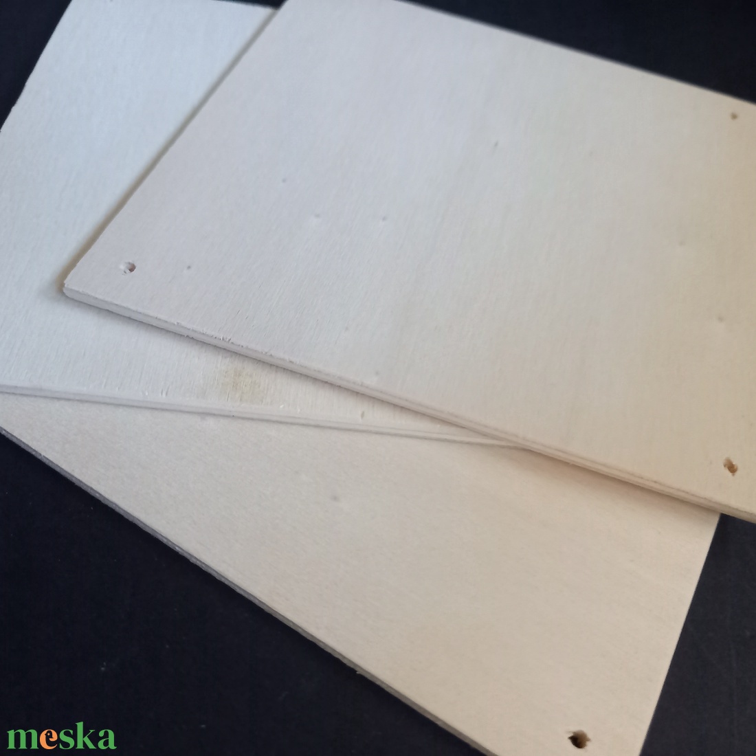 Natúr fa dekorációs alapanyag 12x12 cm  - kellékek & szerszámok - hobby fa alapanyag - rétegelt lemez, fa alap - Meska.hu
