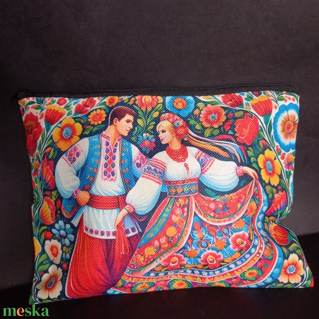 Neszesszer,  sminktáska,  tolltartó 24,5 x 19,5 cm - táska & tok - neszesszer - Meska.hu
