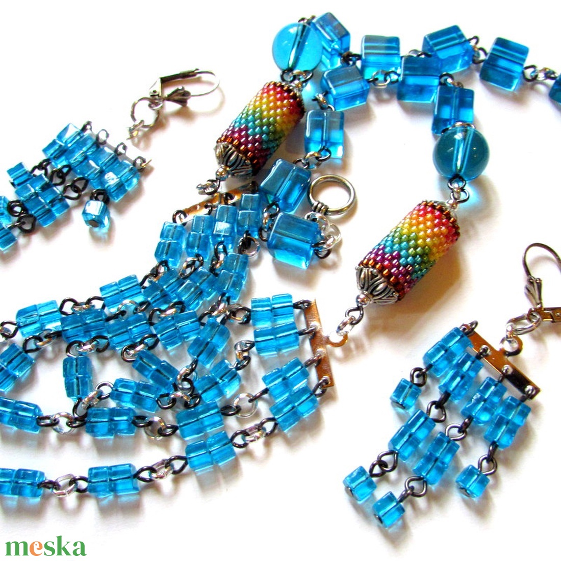 Rainbow - szett AKCIÓ! - ékszer - ékszerszett - Meska.hu