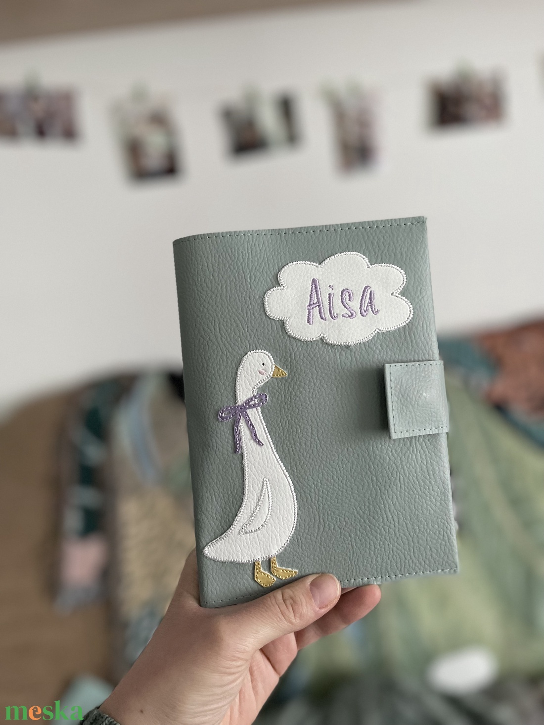 Zsálya alapon liba mintás baba eü kiskönyv borító - táska & tok - pénztárca & más tok - kártyatartó & irattartó - Meska.hu Zsálya alapon liba mintás baba eü kiskönyv borító - táska & tok - pénztárca & más tok - kártyatartó & irattartó - Meska.hu