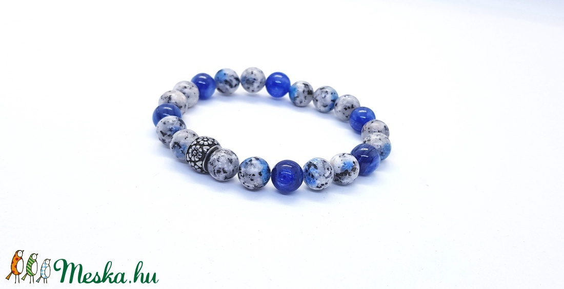 Gleccserek - K2 ásvány, kianit ásványkarkötő -  - Meska.hu