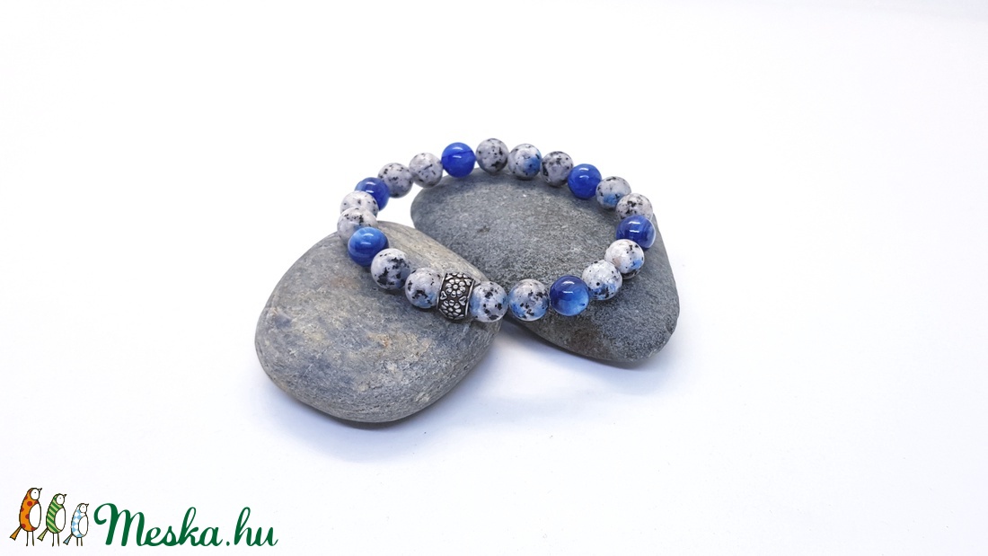 Gleccserek - K2 ásvány, kianit ásványkarkötő -  - Meska.hu