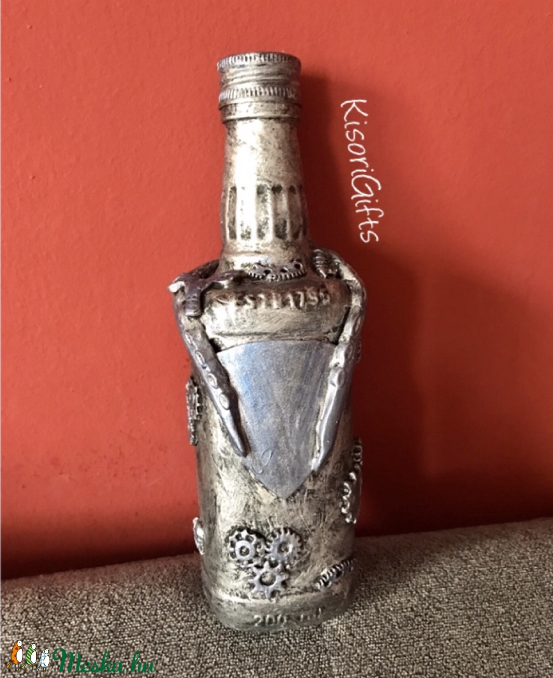 Octopus steampunk mini whiskey-s üveg - - Meska.hu Octopus steampunk mini whiskey-s üveg - - Meska.hu