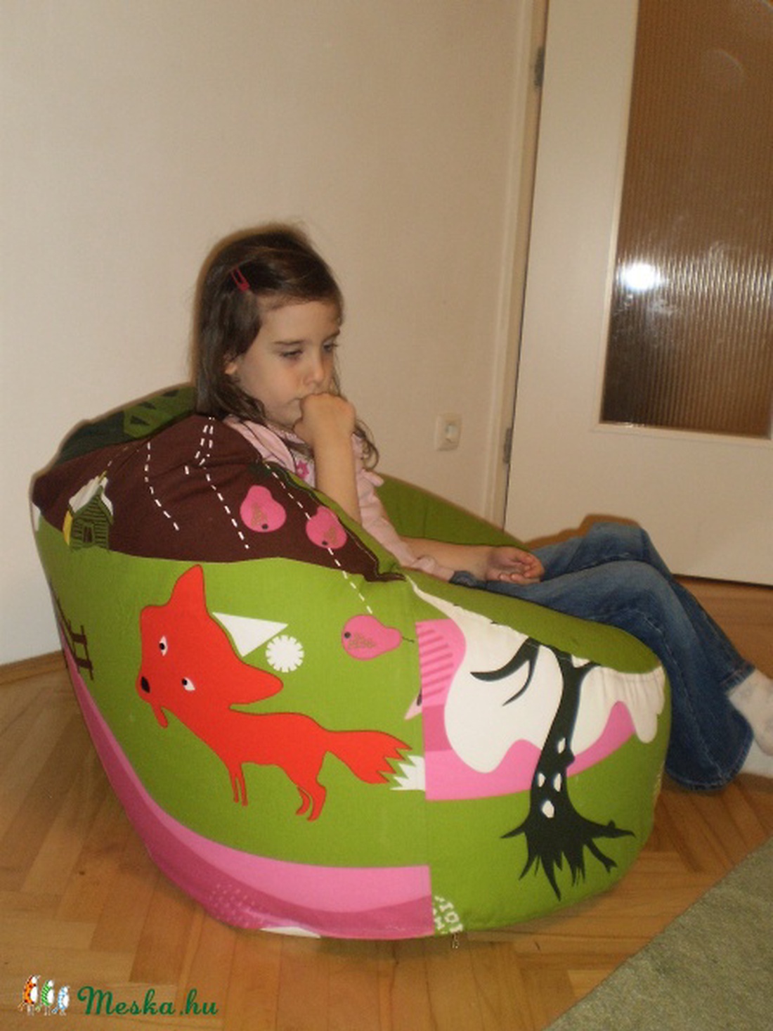 Rókás babzsák-kanapé ovisoknak -  - Meska.hu