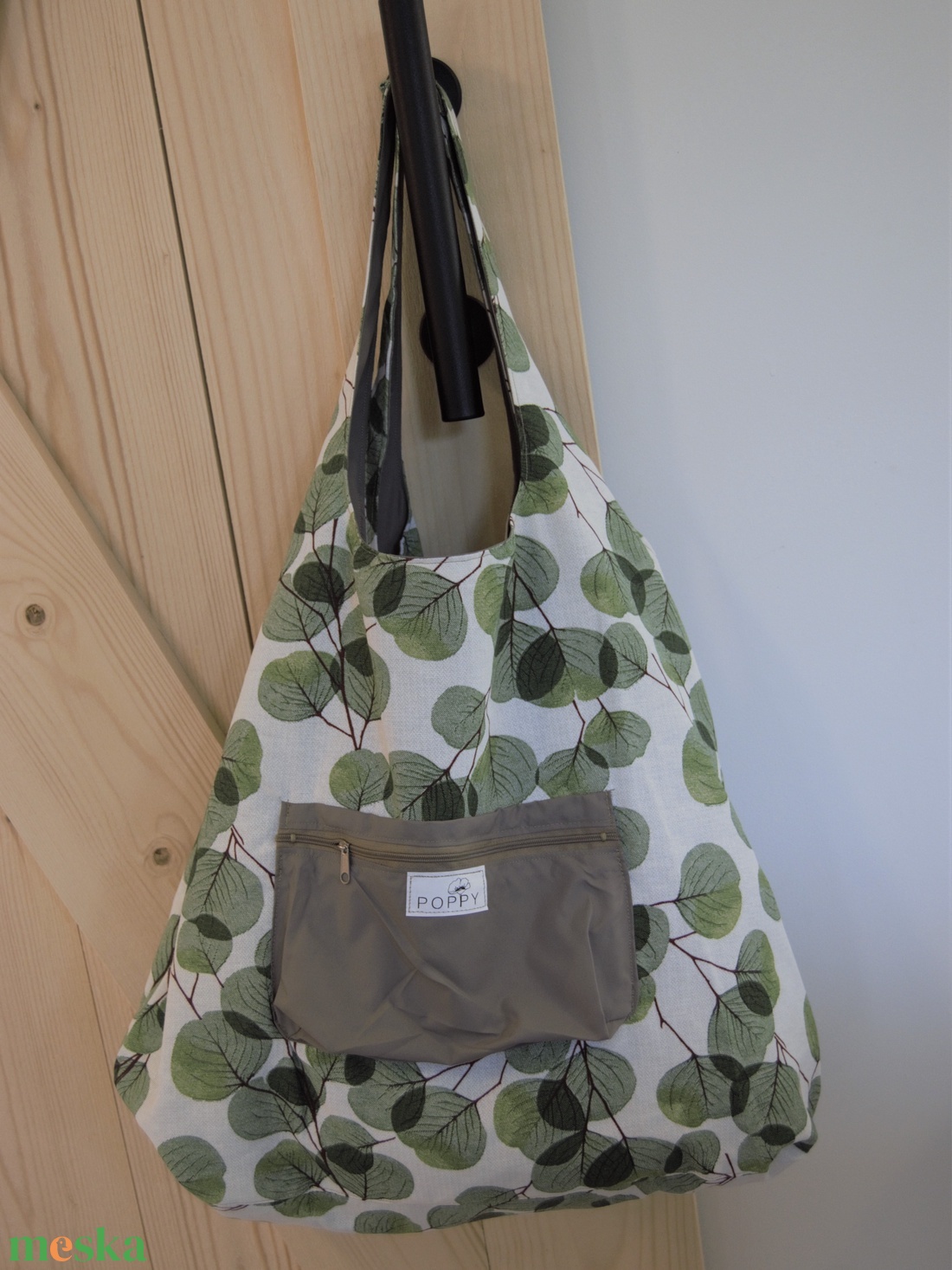 Poppy nagy bevásárlótáska / drapp leveles - táska & tok - bevásárlás & shopper táska - shopper, textiltáska, szatyor - Meska.hu Poppy nagy bevásárlótáska / drapp leveles - táska & tok - bevásárlás & shopper táska - shopper, textiltáska, szatyor - Meska.hu