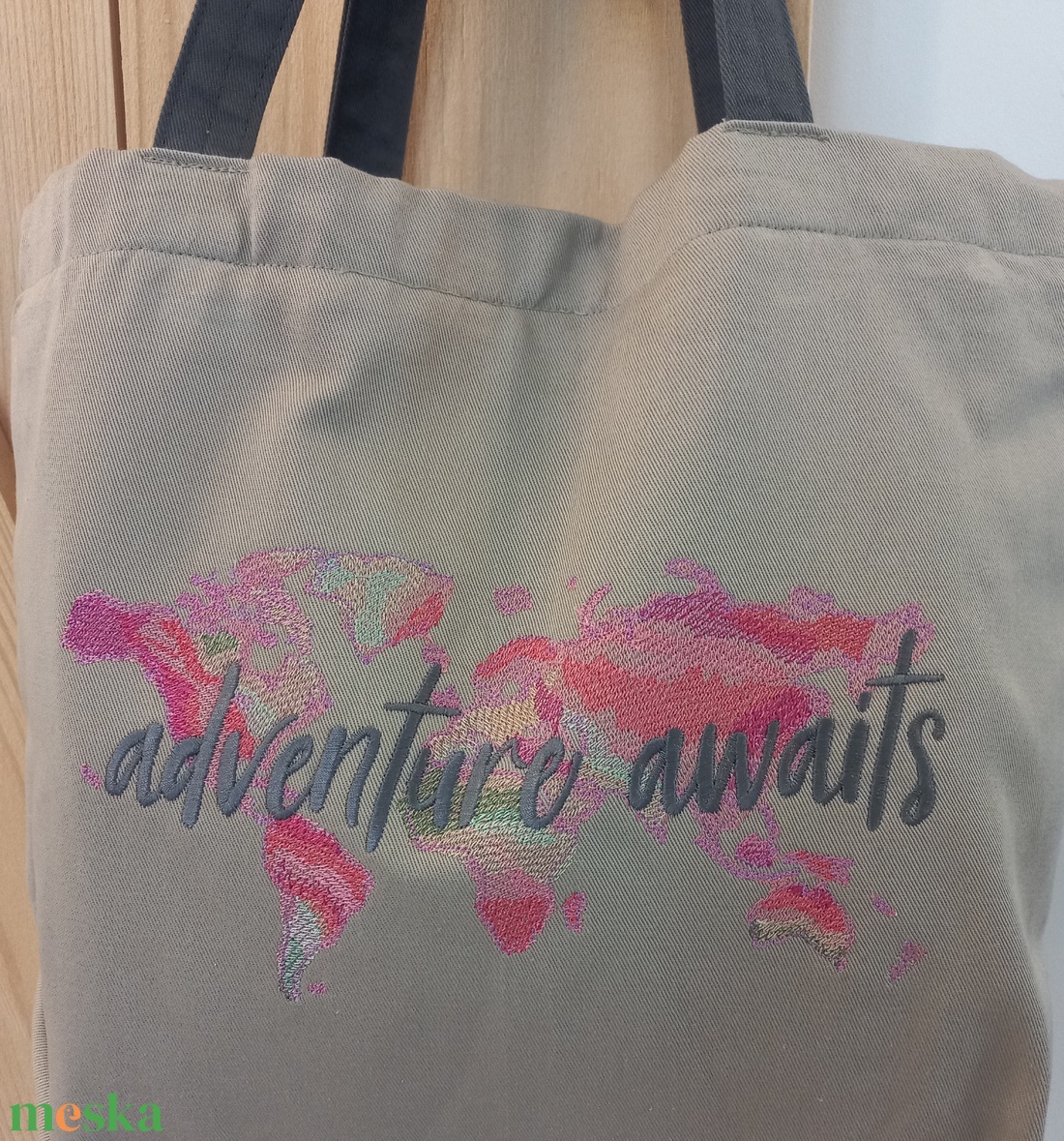 Kis vászontáska térkép hímzéssel - táska & tok - bevásárlás & shopper táska - shopper, textiltáska, szatyor - Meska.hu Kis vászontáska térkép hímzéssel - táska & tok - bevásárlás & shopper táska - shopper, textiltáska, szatyor - Meska.hu