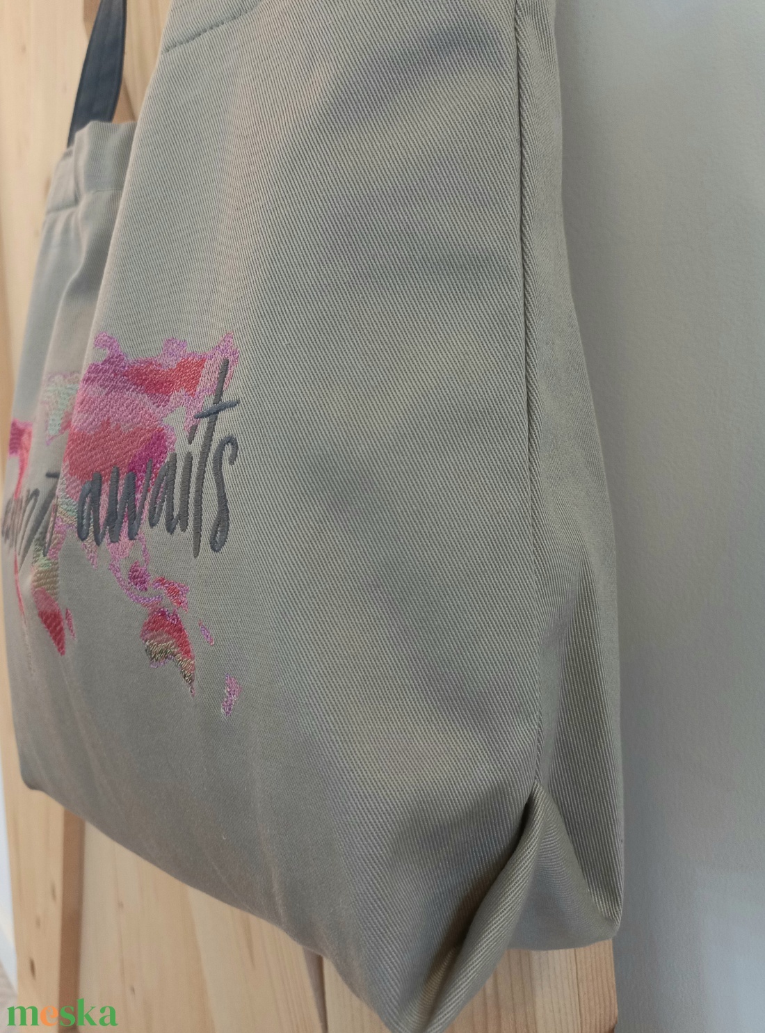 Kis vászontáska térkép hímzéssel - táska & tok - bevásárlás & shopper táska - shopper, textiltáska, szatyor - Meska.hu Kis vászontáska térkép hímzéssel - táska & tok - bevásárlás & shopper táska - shopper, textiltáska, szatyor - Meska.hu