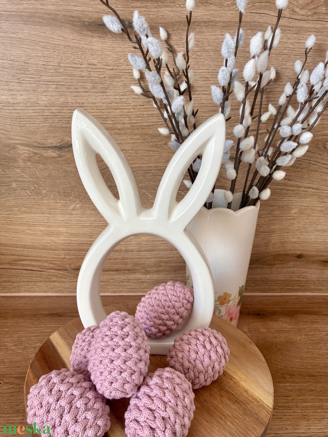 Horgolt tojás  - ünnepi díszek, dekorációk - húsvéti díszek és dekorációk - húsvéti asztaldíszek - Meska.hu