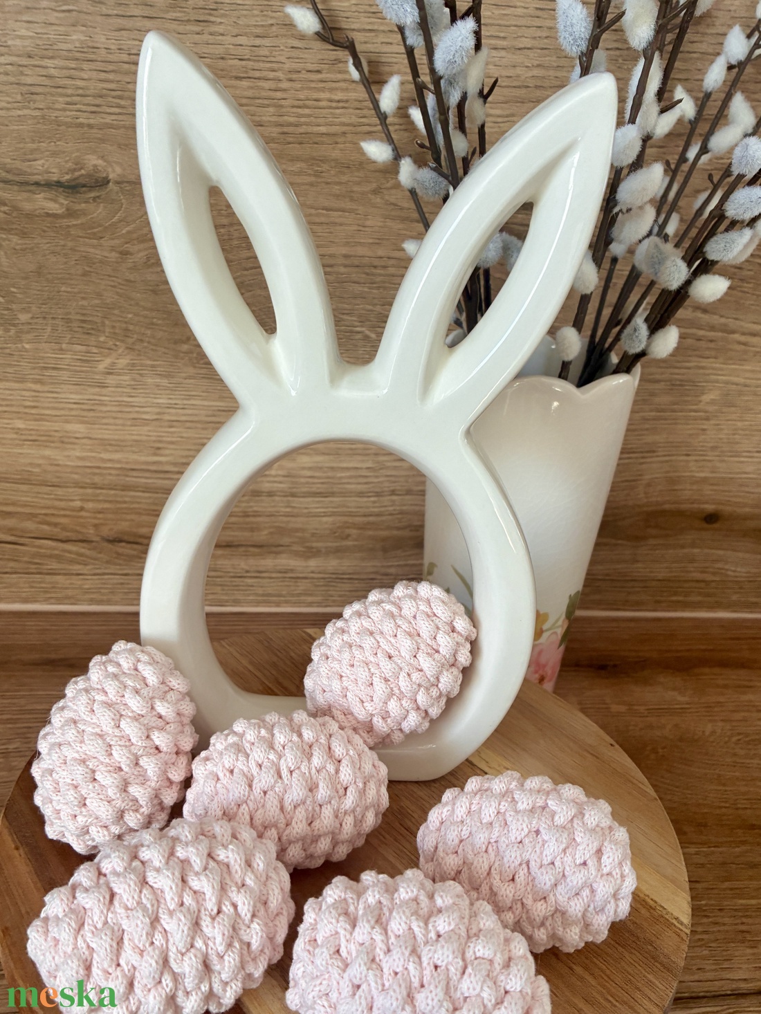 Horgolt tojás  - ünnepi díszek, dekorációk - húsvéti díszek és dekorációk - húsvéti asztaldíszek - Meska.hu