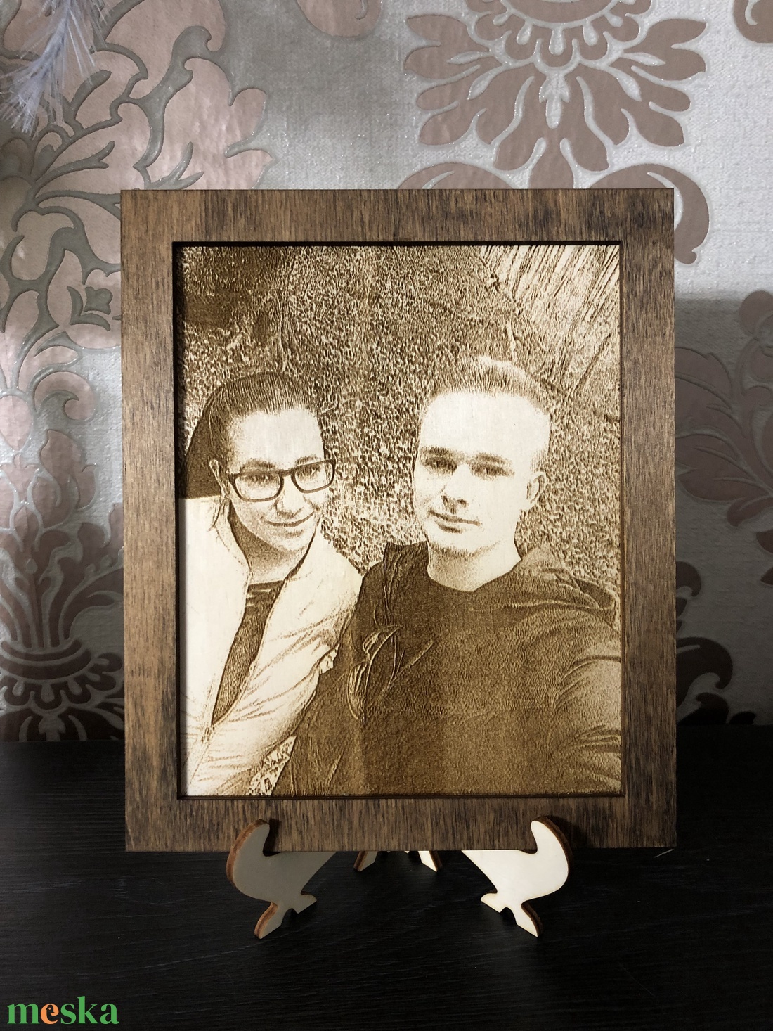 Fára gravírozott kép, barna kerettel - esküvő - emlék & ajándék - album & fotóalbum - Meska.hu Fára gravírozott kép, barna kerettel - esküvő - emlék & ajándék - album & fotóalbum - Meska.hu