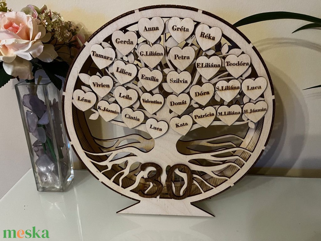 Életfa lámpa 30 cm, nevekkel, LED világítással - otthon & életmód - lámpa - asztali lámpa - Meska.hu Életfa lámpa 30 cm, nevekkel, LED világítással - otthon & életmód - lámpa - asztali lámpa - Meska.hu