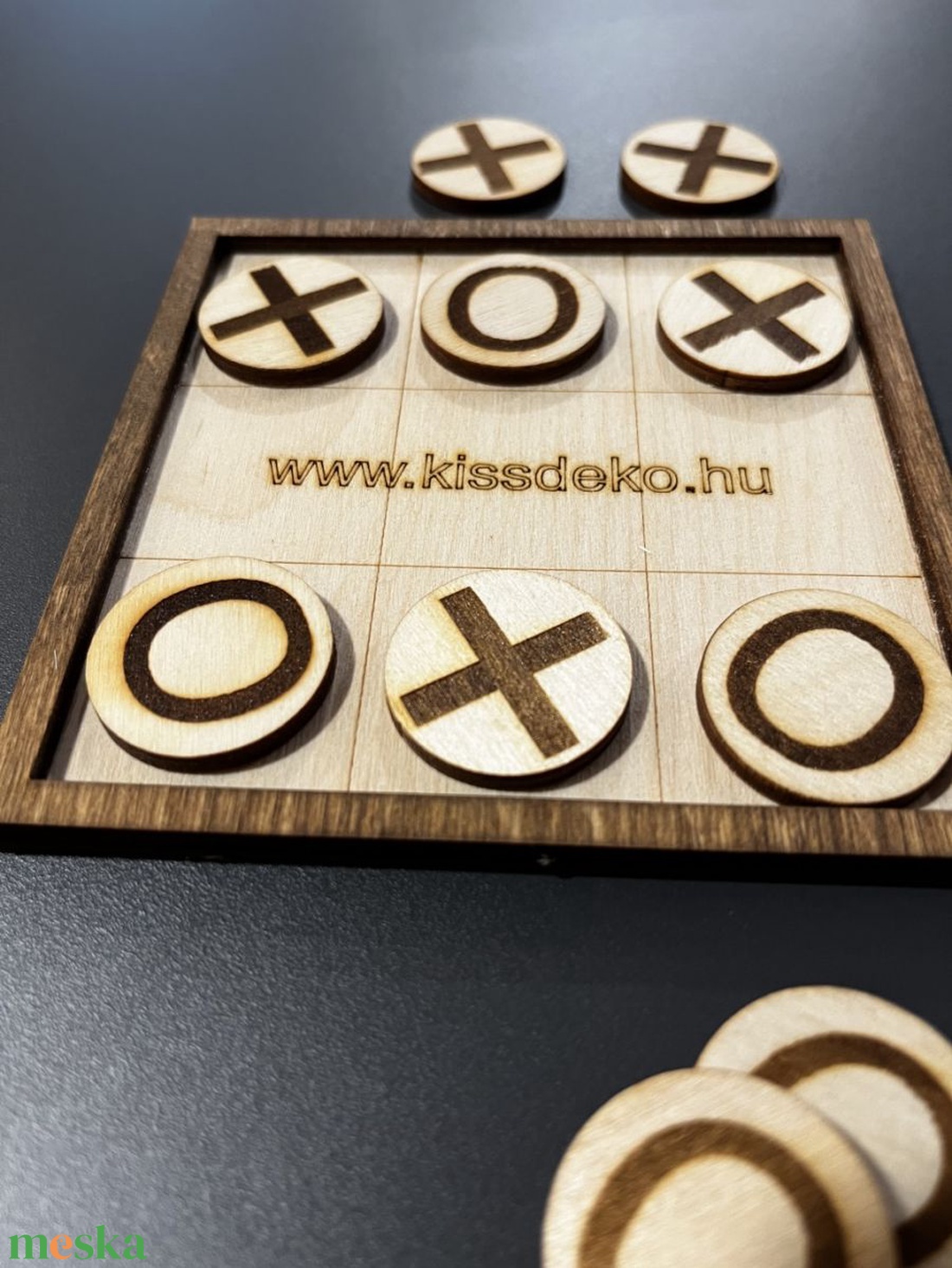 Fa Amőba játék � családi logikai kihívás minden korosztálynak - játék & sport - készségfejlesztő és logikai játék - logikai játékok - Meska.hu