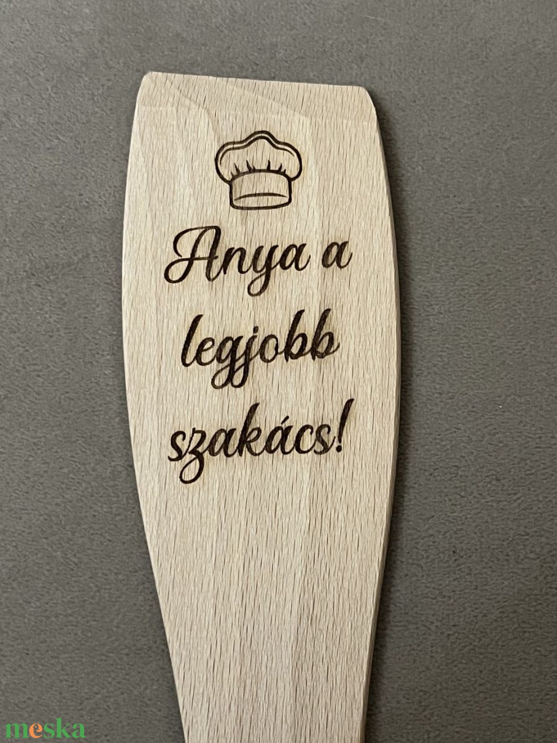 Gravírozott fa fakanál Anyák napjára � Anya a legjobb szakács felirattal - otthon & életmód - konyhafelszerelés, tálalás - sütés, főzés - fakanál & fakanáltartó - Meska.hu
