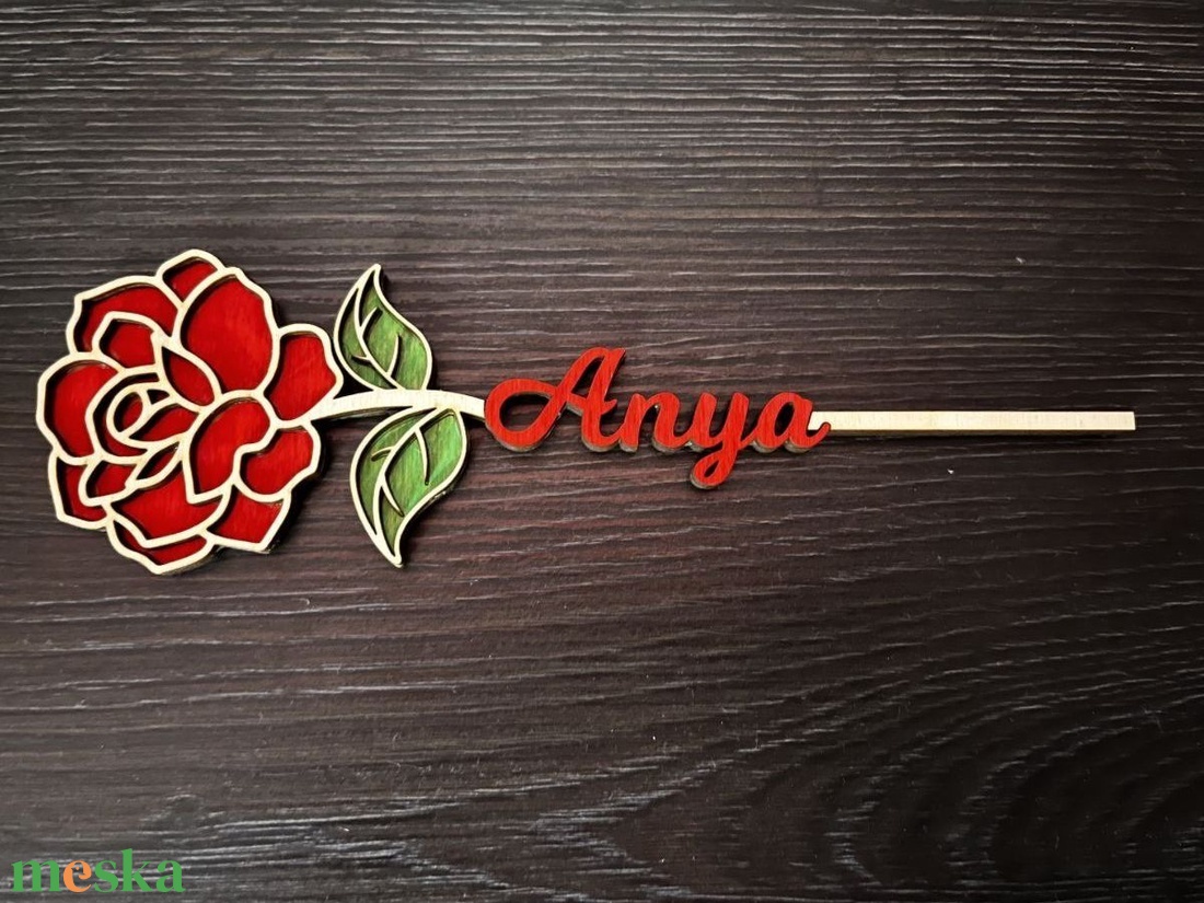 Örök fa rózsa dekoráció Anya felirattal � szívhez szóló ajándék Anyák napjára - otthon & életmód - dekoráció - Meska.hu