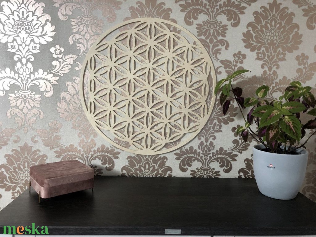 Élet Virága Fa Falidísz � Térharmonizáló és Akusztikai Diffúzor  - otthon & életmód - dekoráció - fali és függő dekoráció - falra akasztható dekor - Meska.hu